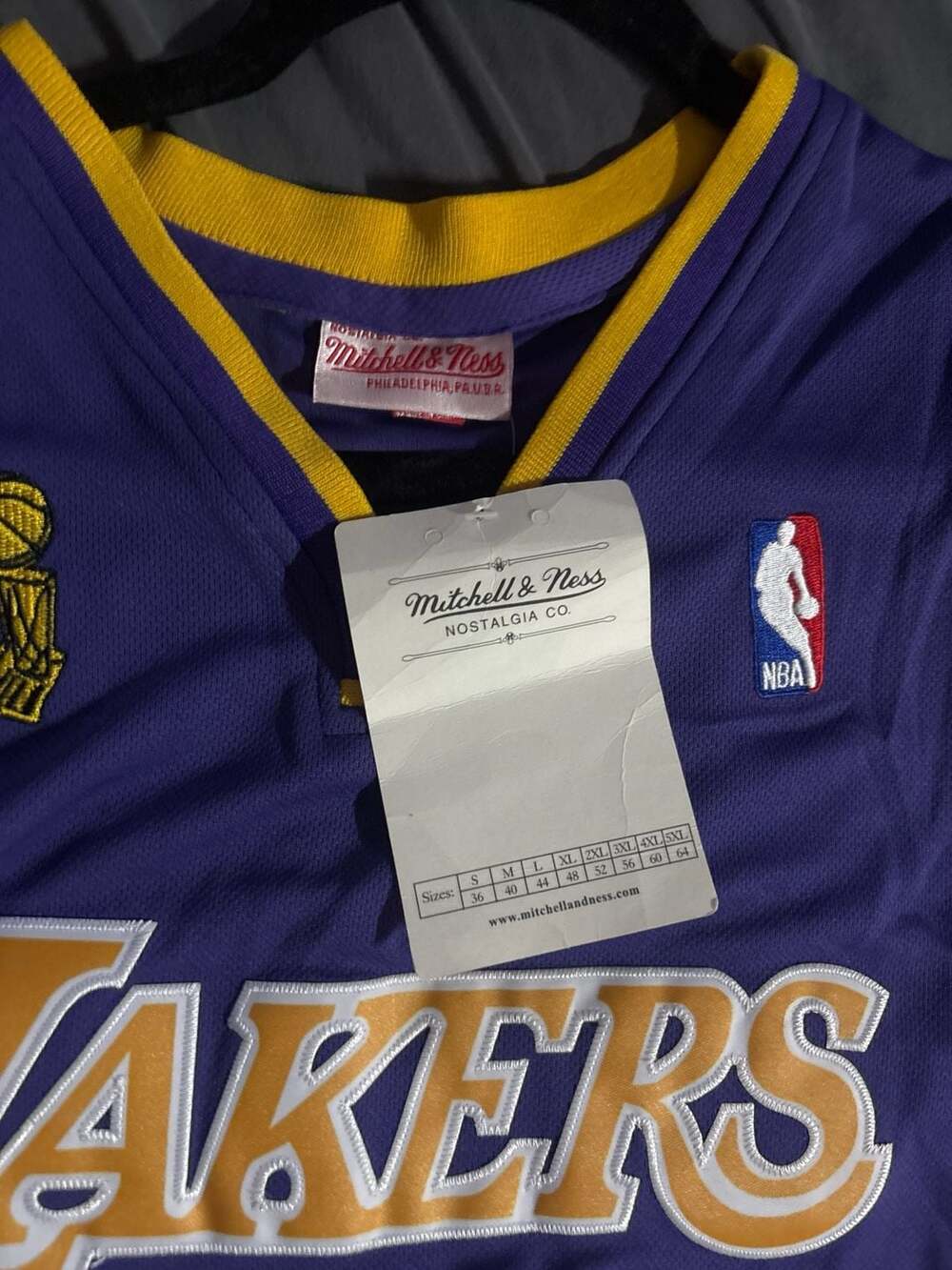 Mitchell & Ness Kobe Bryant 2008-09 Los Angeles Lakers Authentic NBA Finals Jers